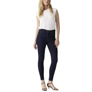 Levi's 721 High Rise Skinny Jeans Women Size 30 Dark Wash Stretch Denim